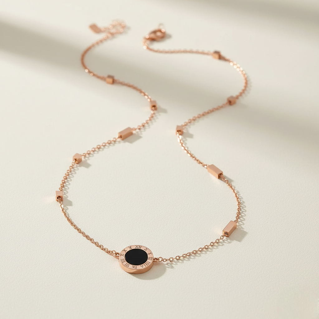 Royatto Rose Gold Pendant Necklace