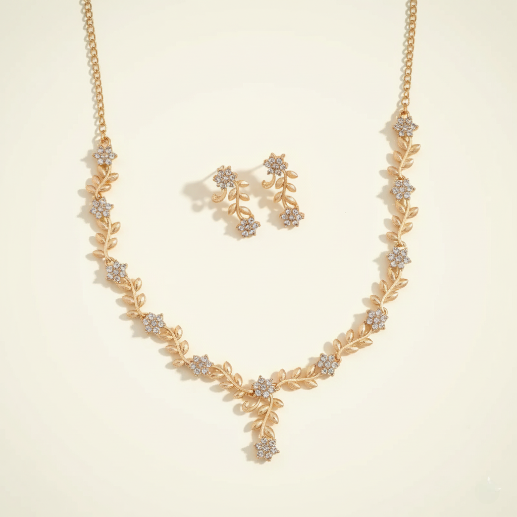 10Y116 White Necklace Set24