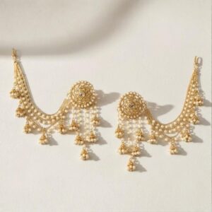 Traditional Cubic Zirconia Bahubali Earrings