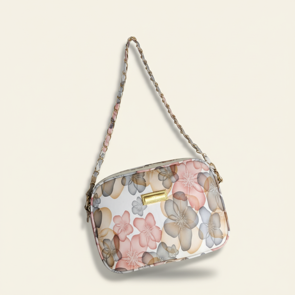 Flower Sling Print Bag
