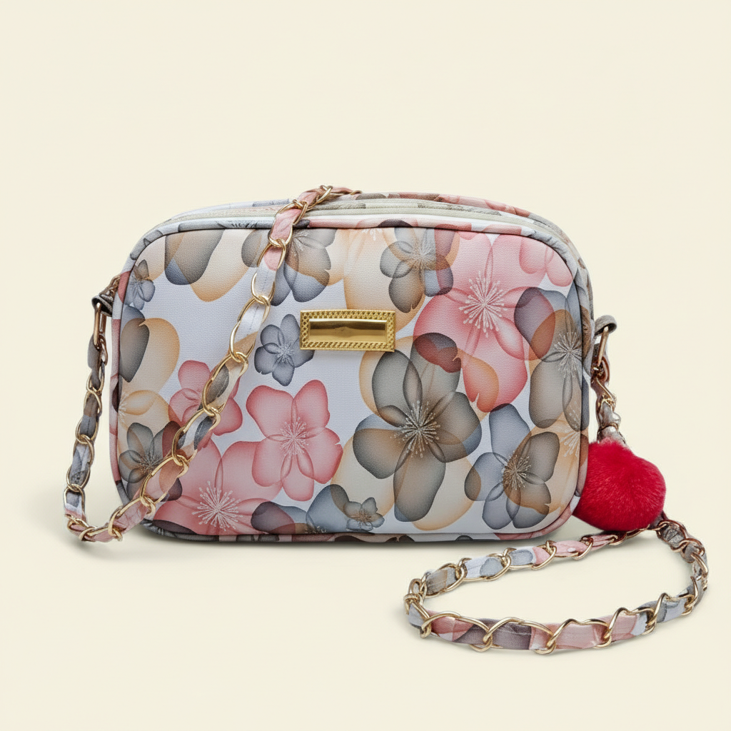 Flower Sling Print Bag (3)