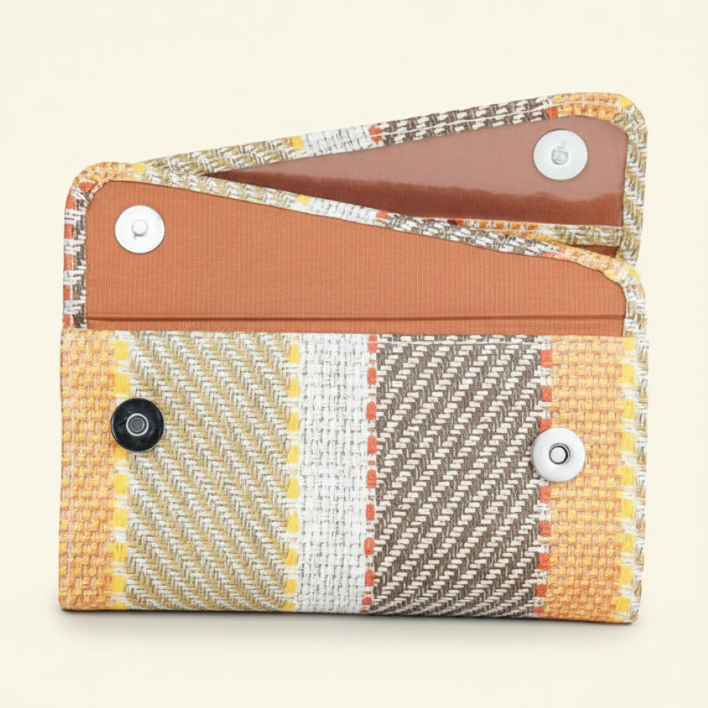 Printed Wallet Two Fold Organizer