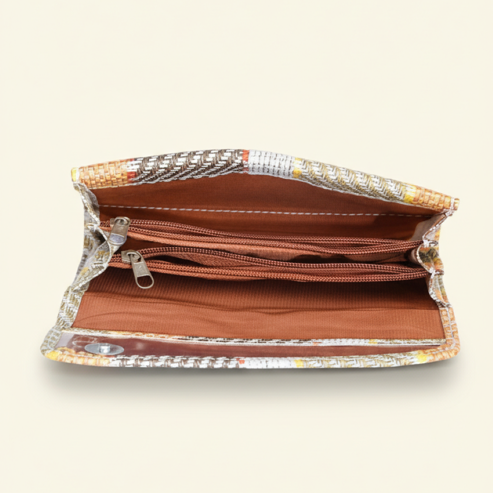 Printed Wallet Two Fold Organizer